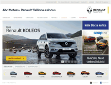 Tablet Screenshot of abcmotors.ee